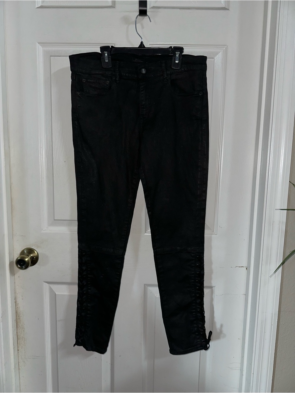 Polo Ralph Lauren Black The Tompkins Skinny Jeans/Pants Size 29